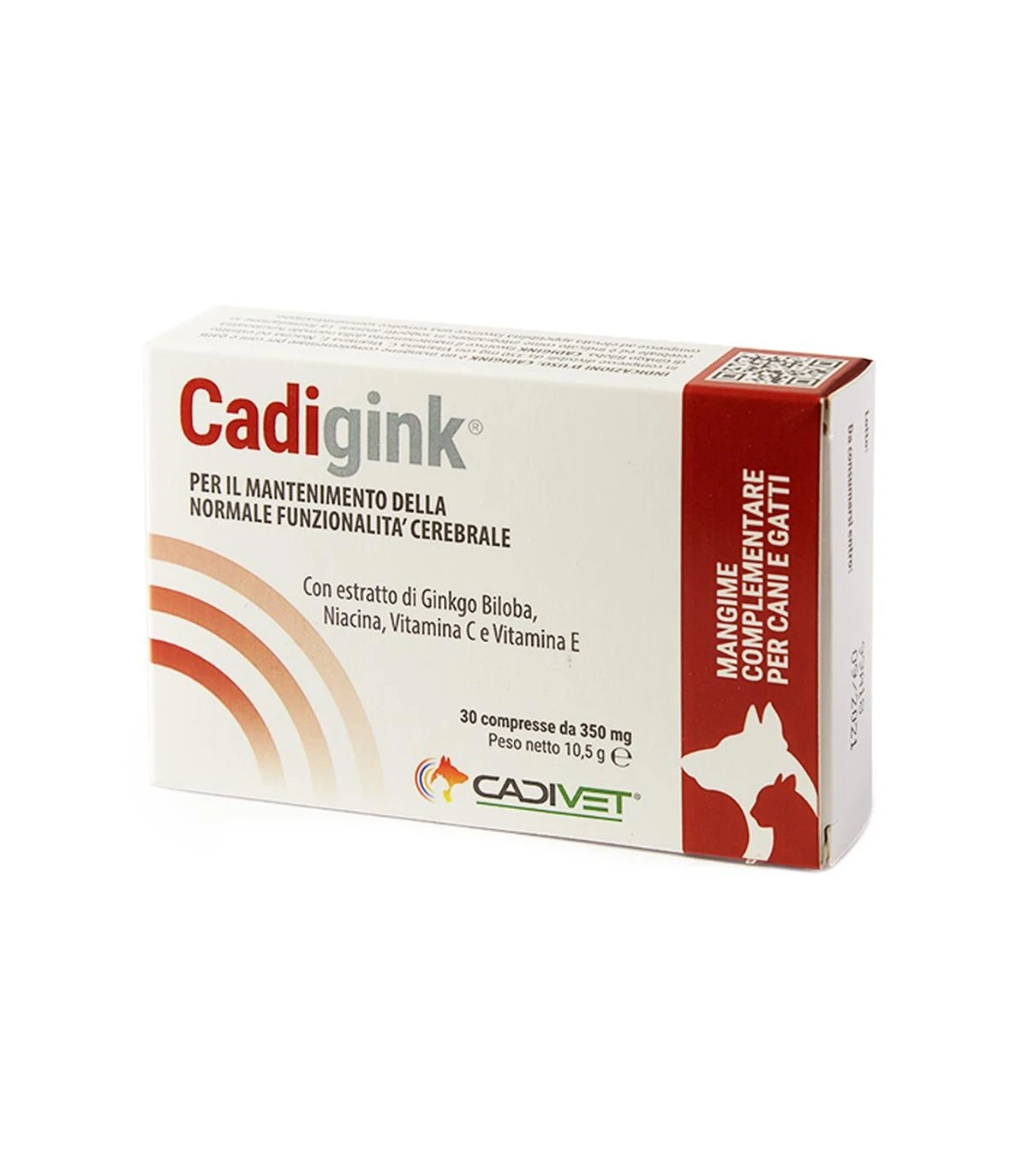Cadivet Cadigink 30 Compresse 350 Mg 1 Cadivet Cadigink 30 Compresse 350 Mg