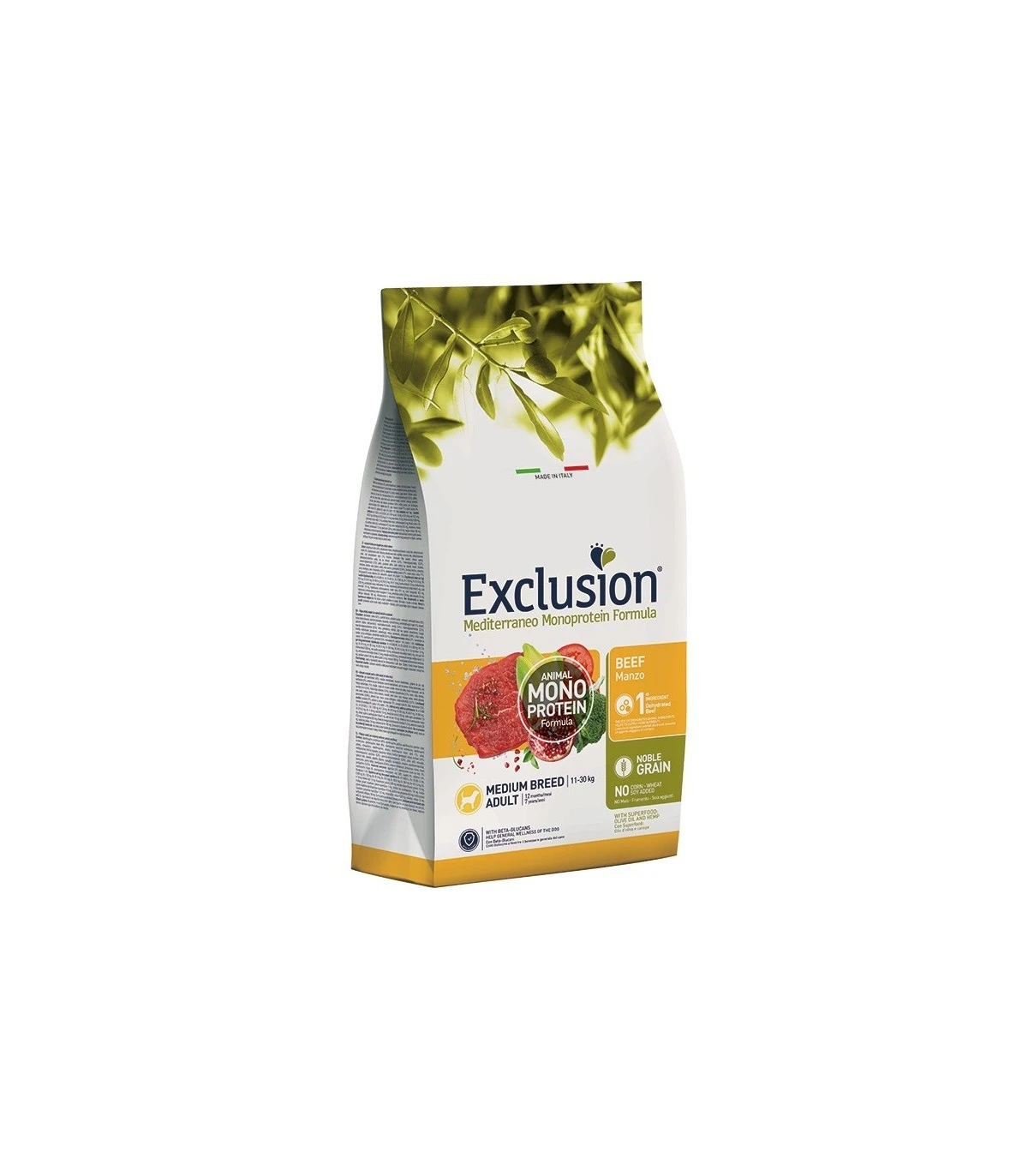 Exclusion Mediterraneo Adult Medium Breed Manzo 3 Kg 1 Exclusion Mediterraneo Adult Medium Breed Manzo 3 Kg